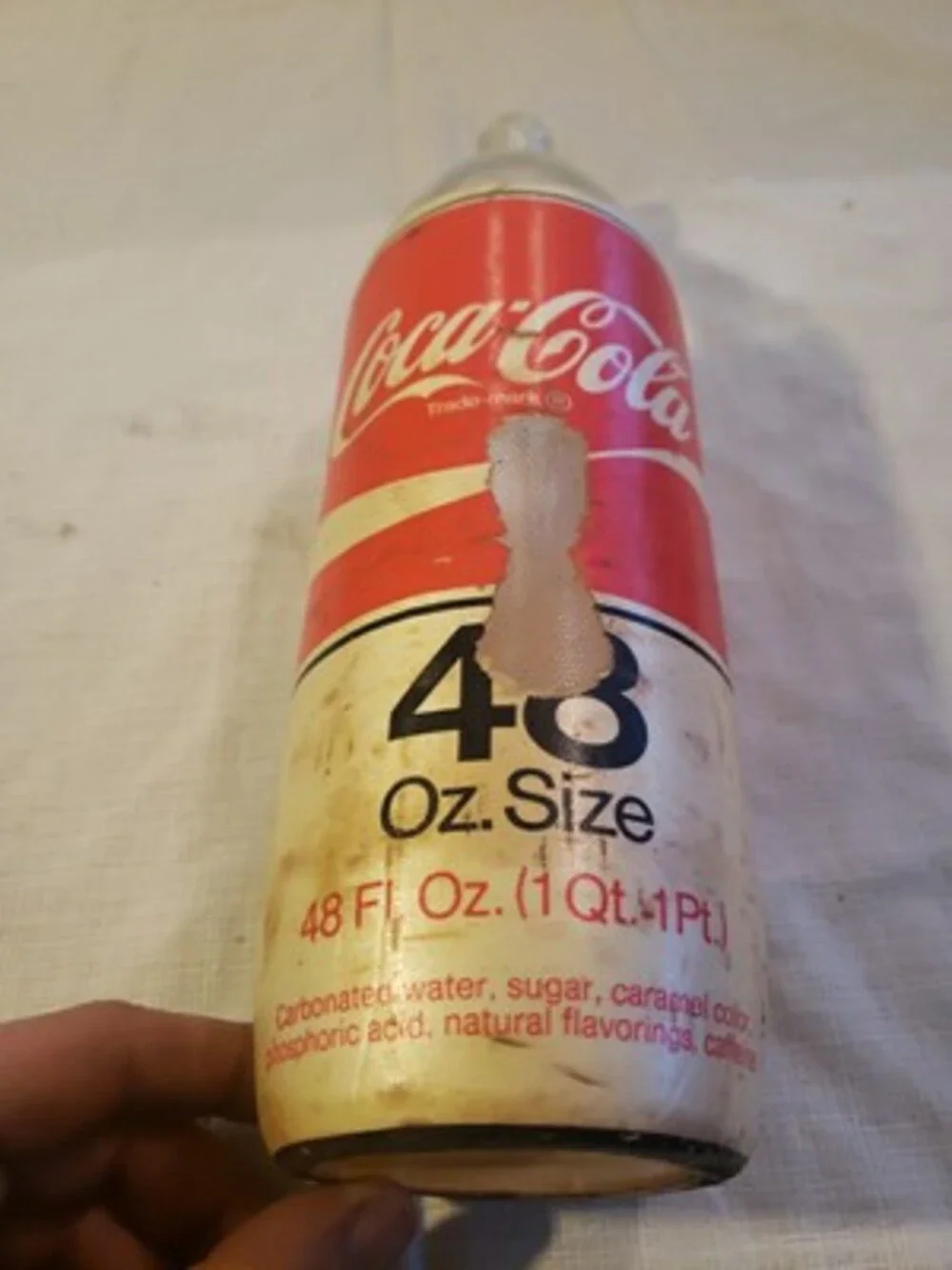 Rare Vintage Coke Bottle 48 Oz. Insulated Glass
